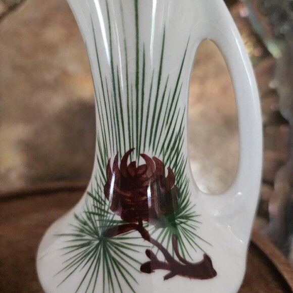 2-Vintage 1960’s Loveland Pottery Pine Cone Vase - Picture 2 of 7